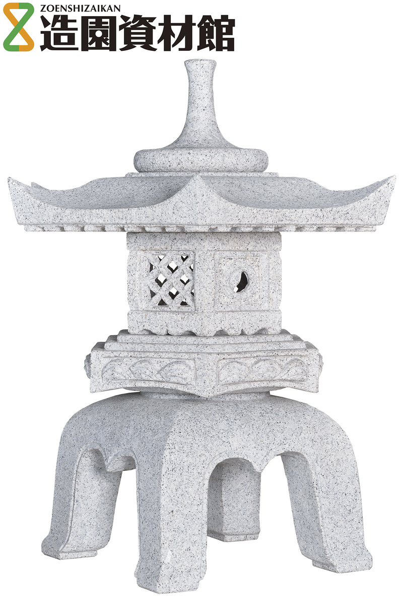 六角雪見 白 | 造園資材館