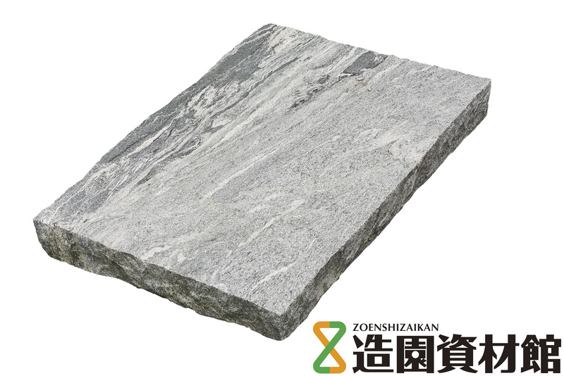 ヴィスタストーン白御影 大板石 全面割肌仕上 | 造園資材館