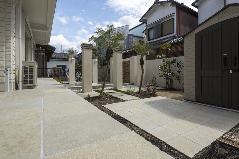 ヴィスタストーン ライムフラッグ イエロー (タンブル) | 造園資材館