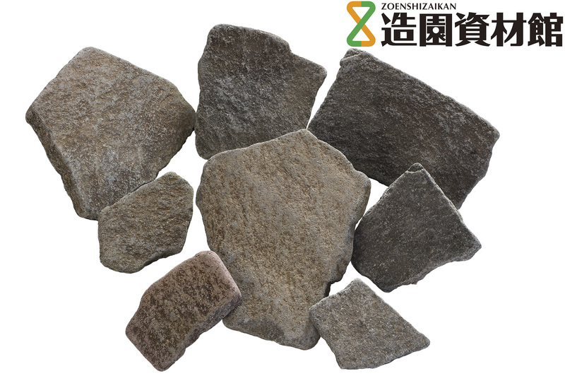 信州鉄平石 乱形 スリ加工 袋入 | 造園資材館