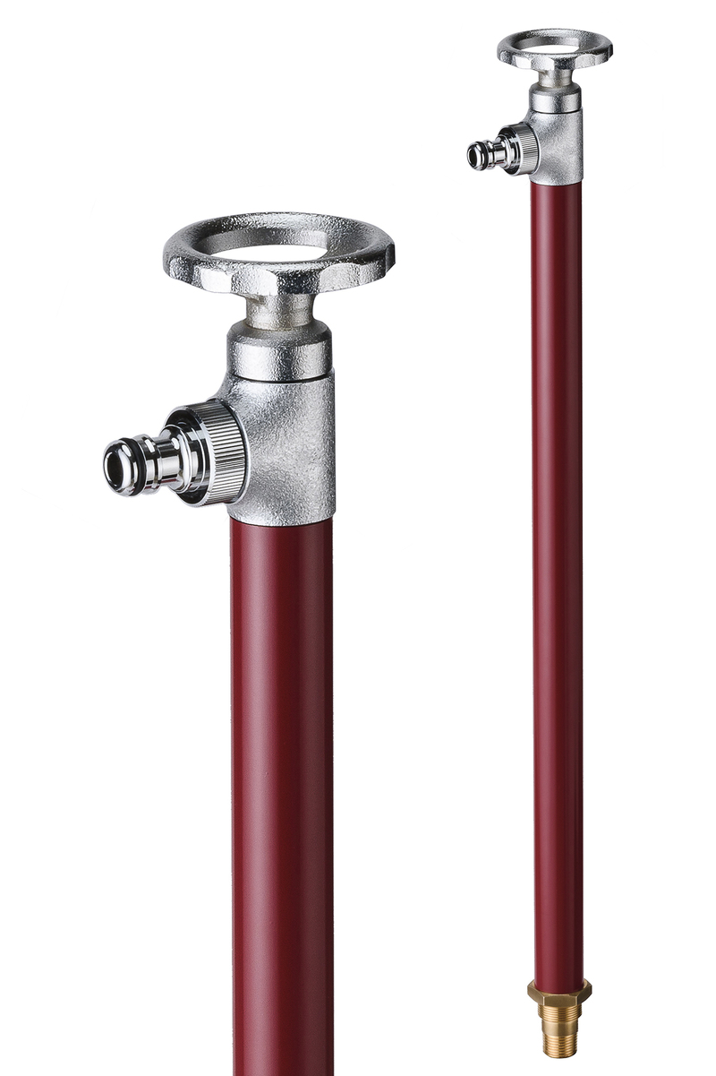 スプリンクルスリムバルブハンドル ワインレッド | 造園資材館