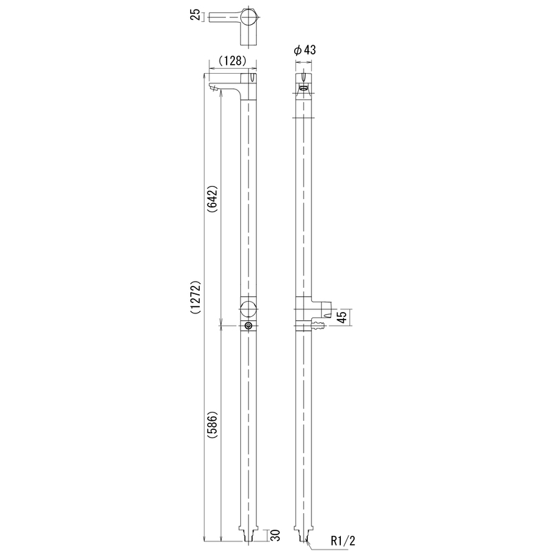 回転散水栓柱 LibertaⅡ グリーン | 造園資材館