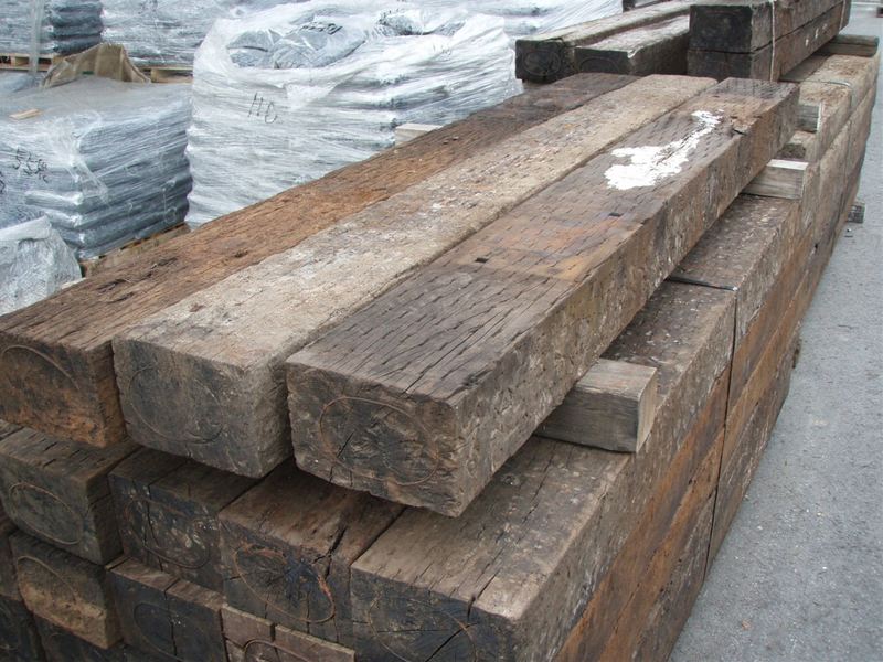 まくら木 中古 AA級 クレオソート | 造園資材館